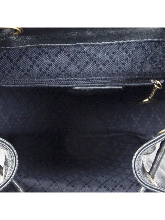 Gucci Mini Bamboo Backpack Navy Calfskin Leather main image 4